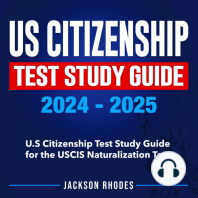 US Citizenship Test Study Guide 2024-2025