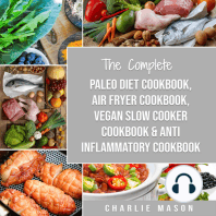 Air Fryer Recipes, Paleo Diet, Vegan Slow Cooker Cookbook, Anti Inflammatory Diet