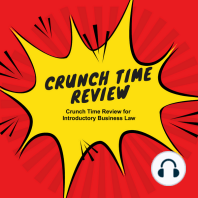 Crunch Time Review for Introductory Business Law