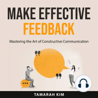 Make Effective Feedback