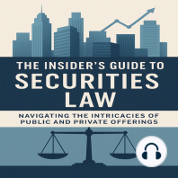 The Insider's Guide to Securities Law