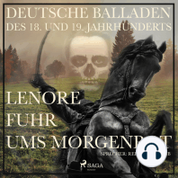 Lenore fuhr ums Morgenrot – Deutsche Balladen des 18. und 19.