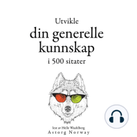 Utvikle din generelle kunnskap i 500 sitater