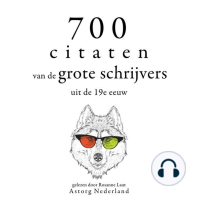 700 citaten van de grote schrijvers uit de 19e eeuw