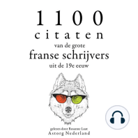 1100 citaten van de grote Franse schrijvers uit de 19e eeuw