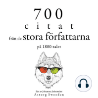 700 citat från de stora författarna på 1800-talet