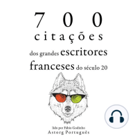 700 citações dos grandes escritores franceses do século 20