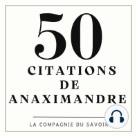 50 citations d'Anaximandre