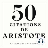 50 citations d'Aristote