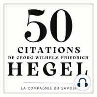 50 citations de Hegel