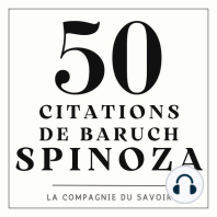 50 citations de Spinoza