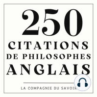 250 citations de philosophes anglais