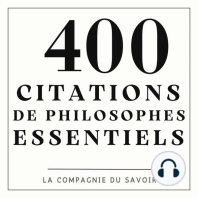 400 citations de philosophes essentiels