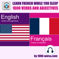 Learn French while you sleep - 1000 verbs and adjectives