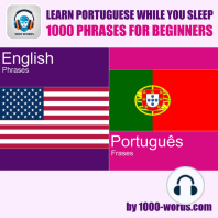 Learn Portuguese while you sleep - 1000 phrases for beginners