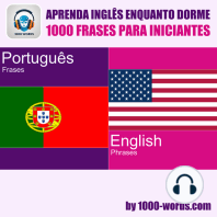 Aprenda inglês enquanto dorme – 1000 frases para iniciantes