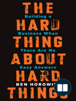 The Hard Thing About Hard Things