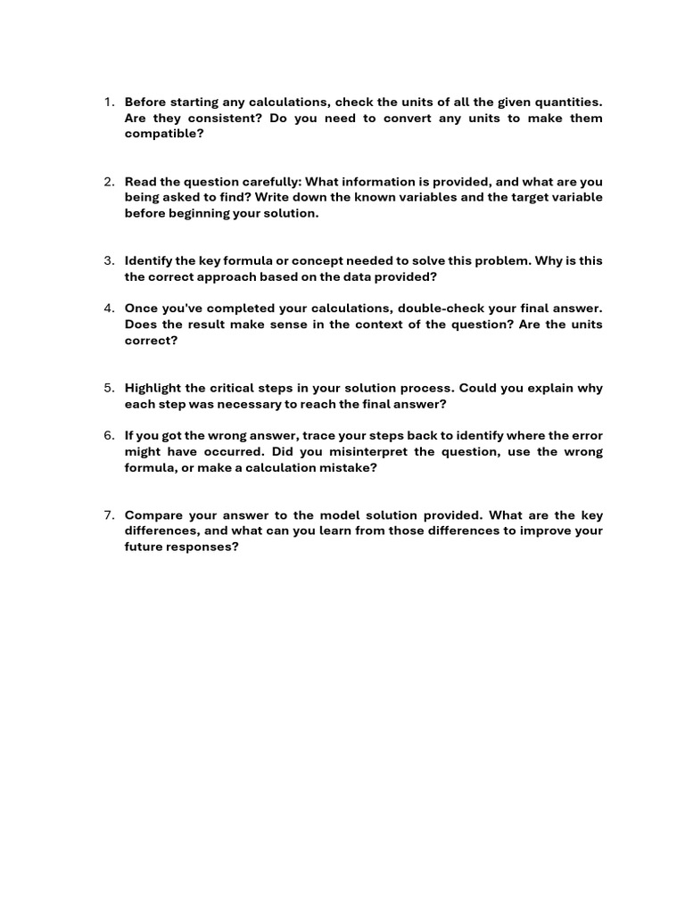Notes Reflective Prompts | PDF
