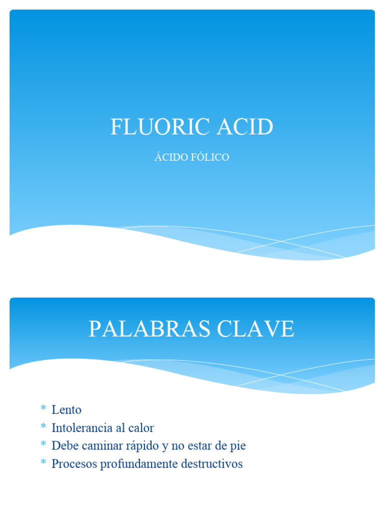 Fluoric Acid | PDF