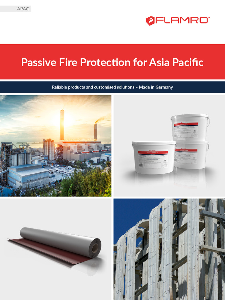 Brochure Flamro Passive Fire Protection For Asia Pacific APAC en | PDF ...