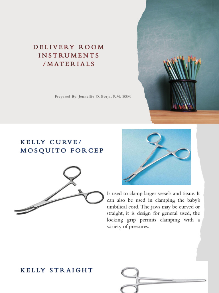 Delivery Room Surgical Instruments | PDF | Childbirth | Clinical Medicine