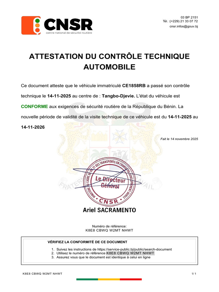 Attestation | PDF