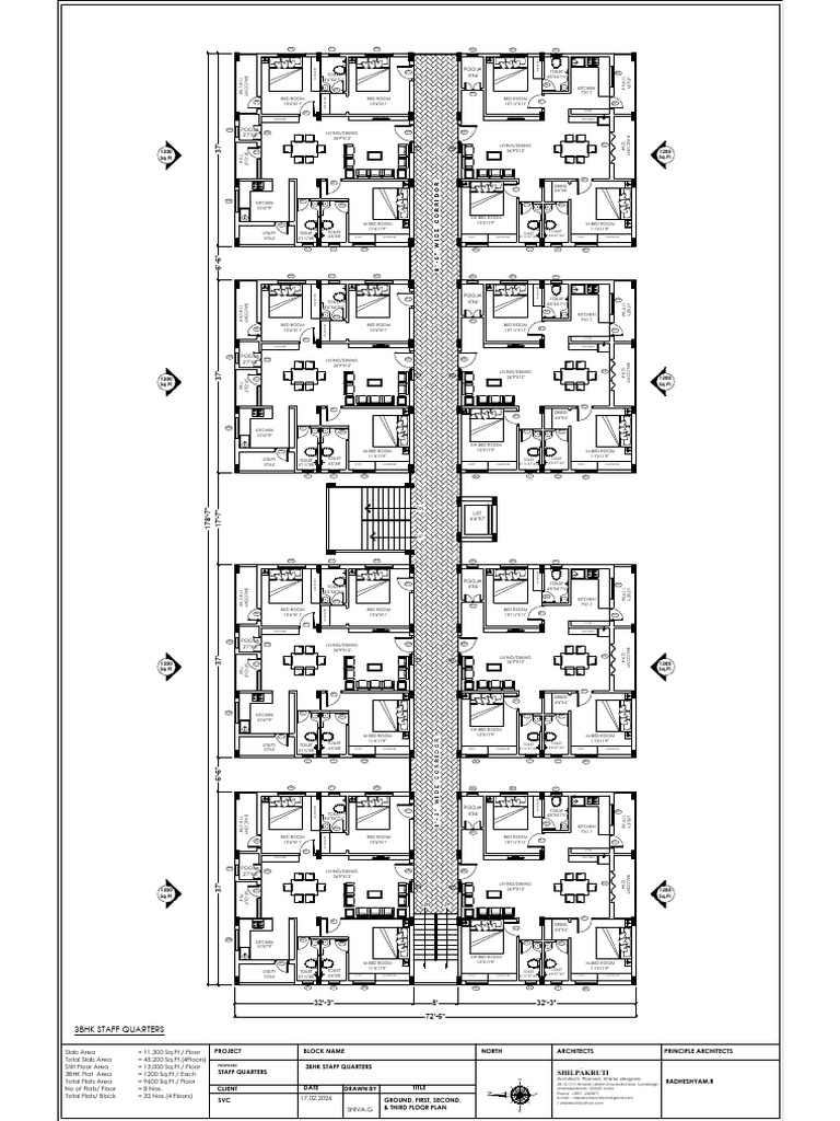Revised Floor Plan For Staff Quarters-17.02.2026-1 | PDF
