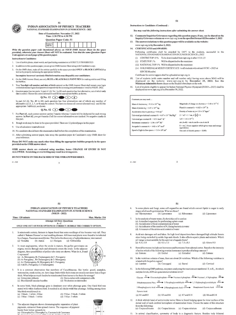 Nsejs 2022 23 Part I | PDF