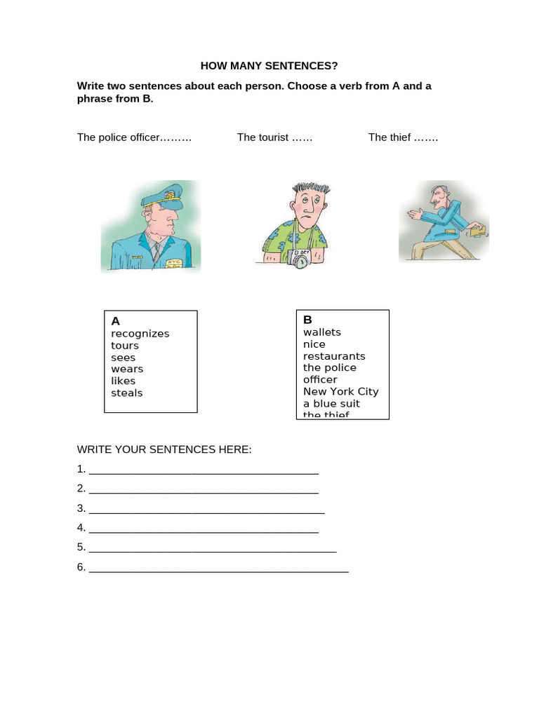 How Many Sentences | PDF
