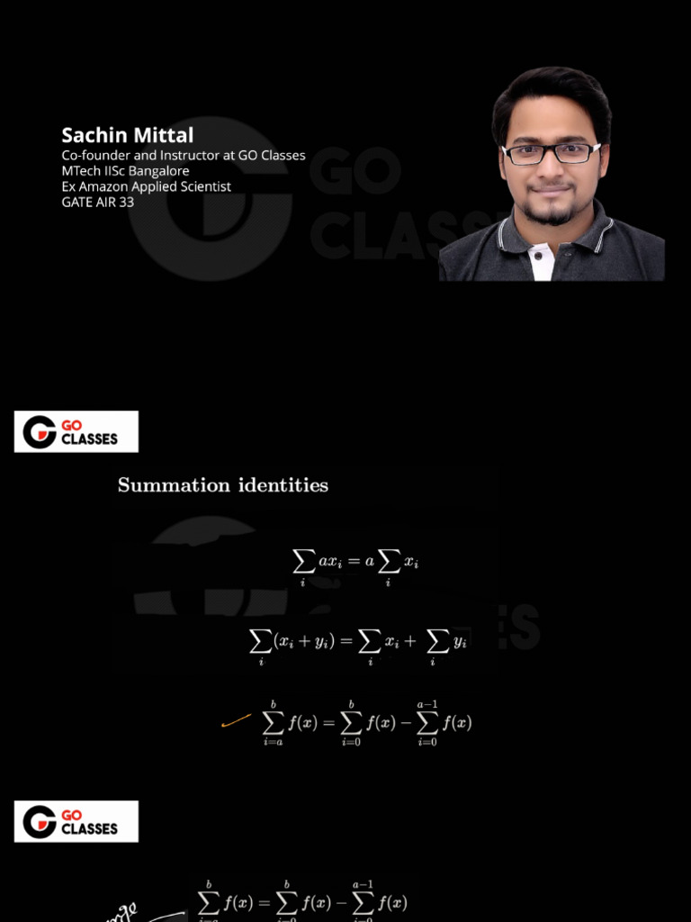 005 - Annotated Notes - Lecture 2 - Sequence & Series | PDF