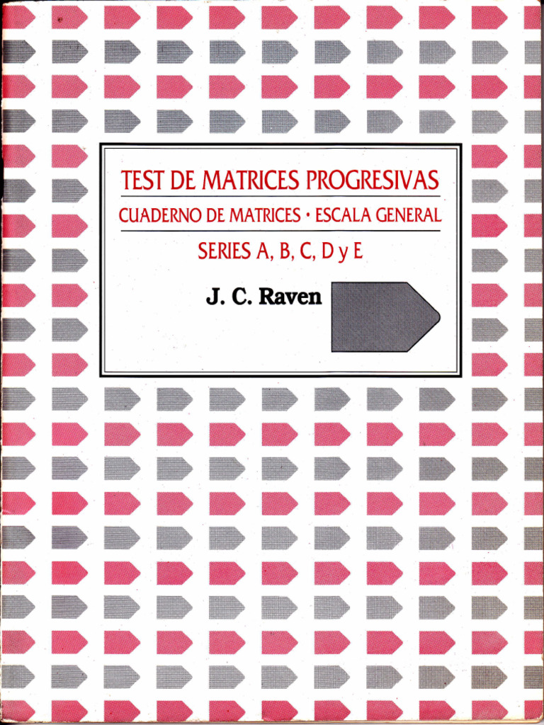 Test Raven de Matrices Progresivas Cuadernillo Bis | PDF | Ajedrez
