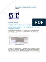 Cinco Estilos o Modelos de Gestión de Conflictos