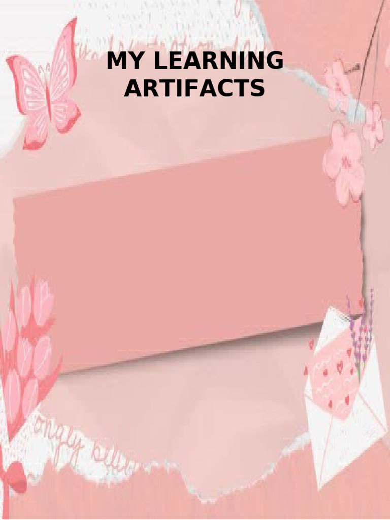 My Learning Artifacts | PDF