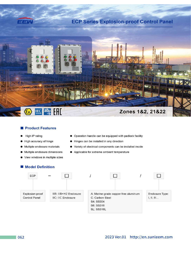 ECP Ex. Control Panel | PDF
