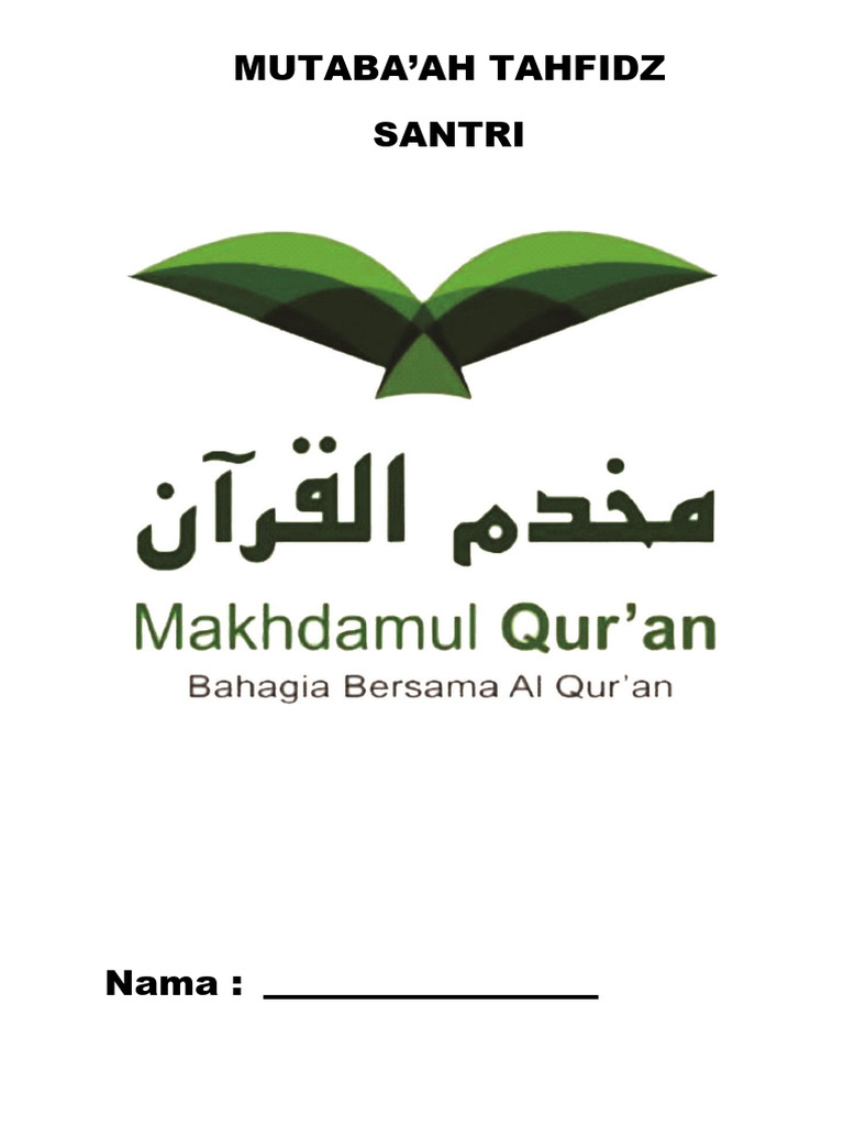 Mutaba'Ah Tahfidz Santri 2 | PDF