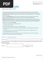 GDC CPD Activity Log Template Guide | PDF | Professional Development ...