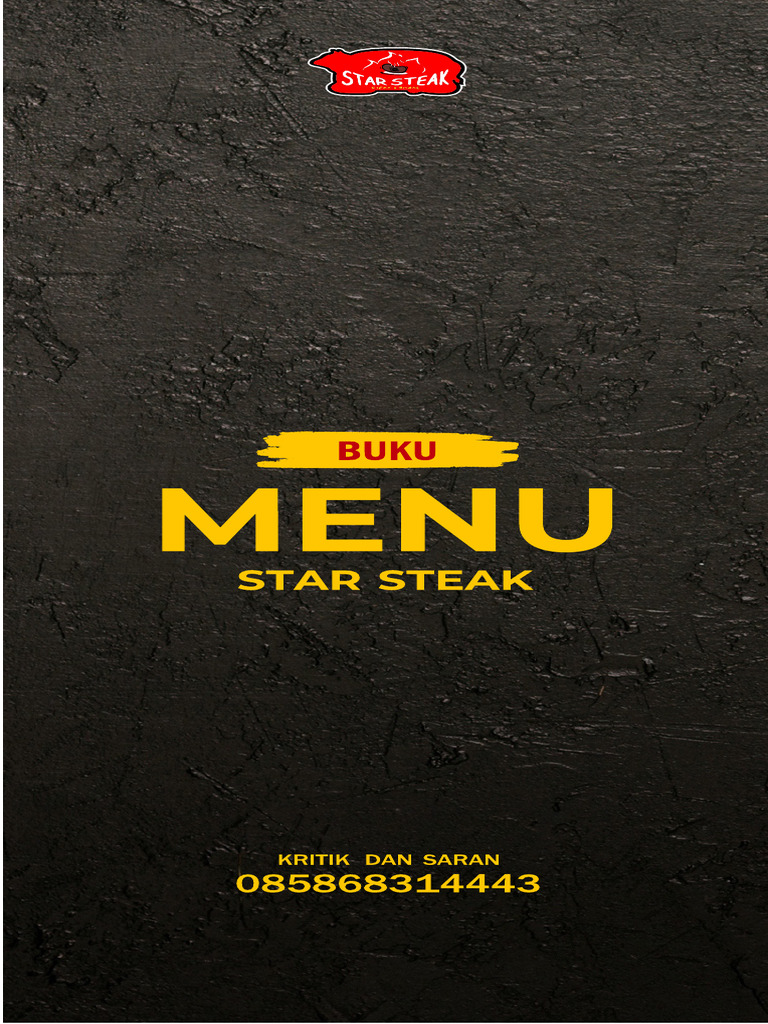 Star Steak Menu Sep 01 | PDF