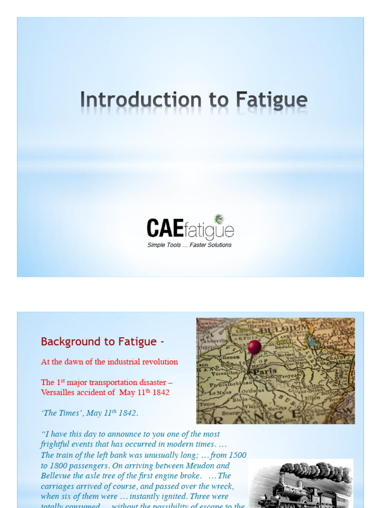 BT 01 Intro Fatigue | PDF | Fatigue (Material) | Fracture