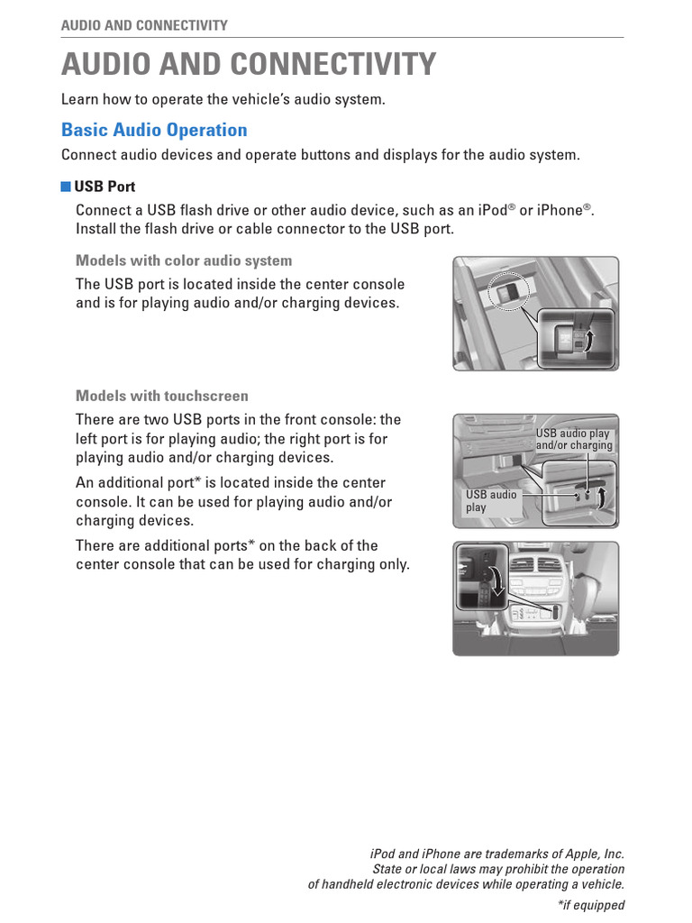 2016 Pilot Audio Operation | PDF | Consumer Electronics | Electronics