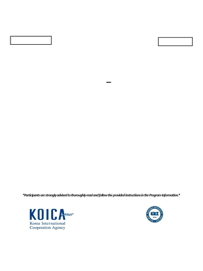 Program Information | PDF | Economies