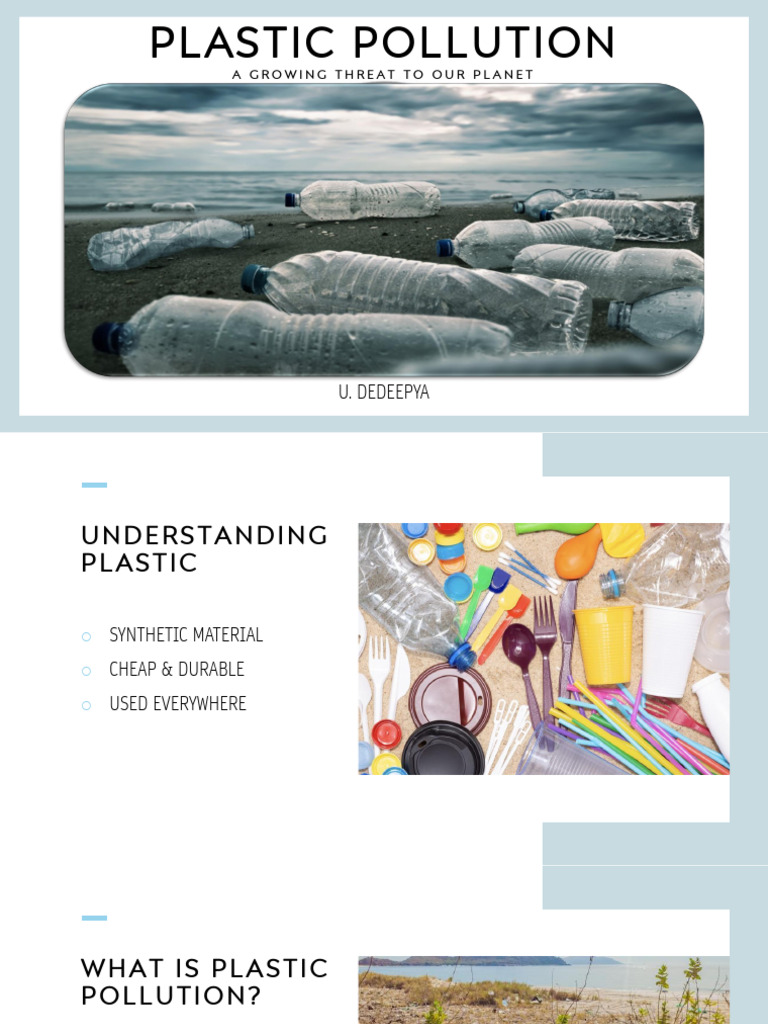 Plastic Pollution | PDF