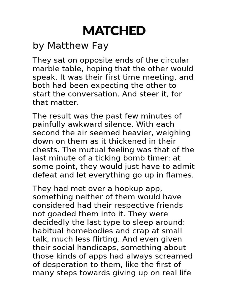 Matched by Matthew Fay | PDF