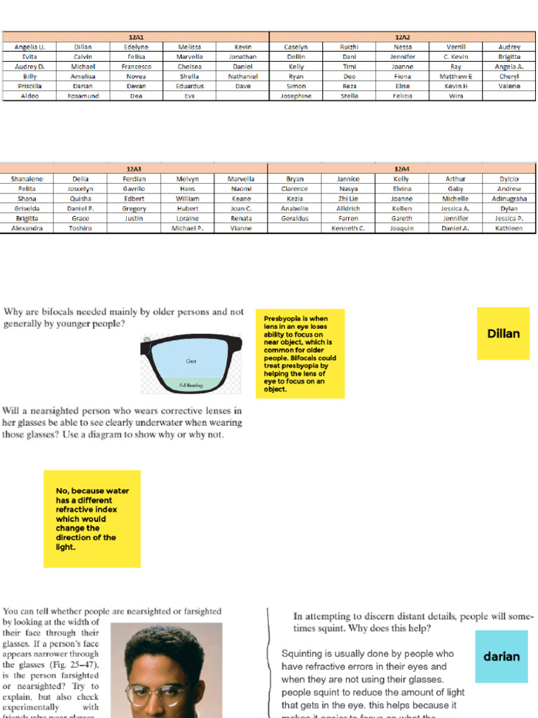 Worksheet 3 - Angular Magnification | PDF