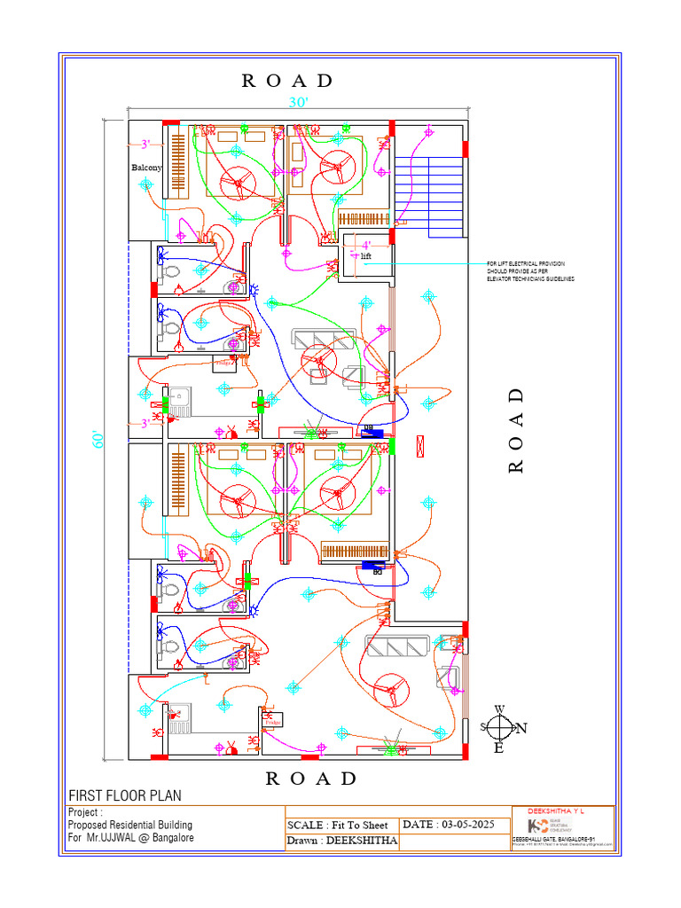 Ujjval - FF Electrical Layout | PDF