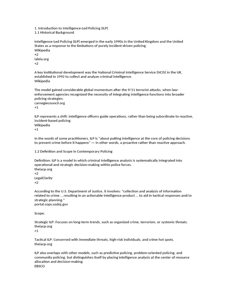 Intelligence Led Policing | PDF | Surveillance | Biometrics