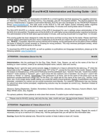 ACE Exam Scoring Instructions Guide | PDF