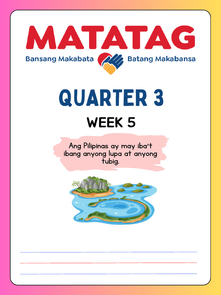 Tagalog Worksheets Q3-Week5 | PDF