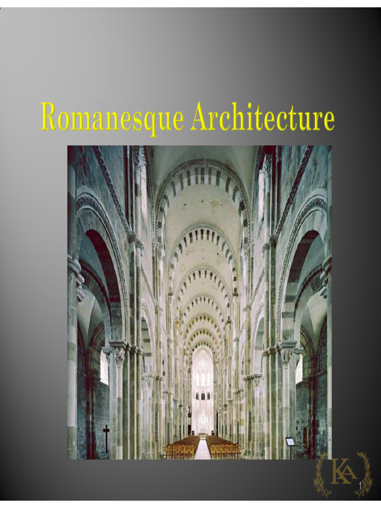 Romanesque Architecture .Dr. Jawdat Slides | PDF | Vault (Architecture ...