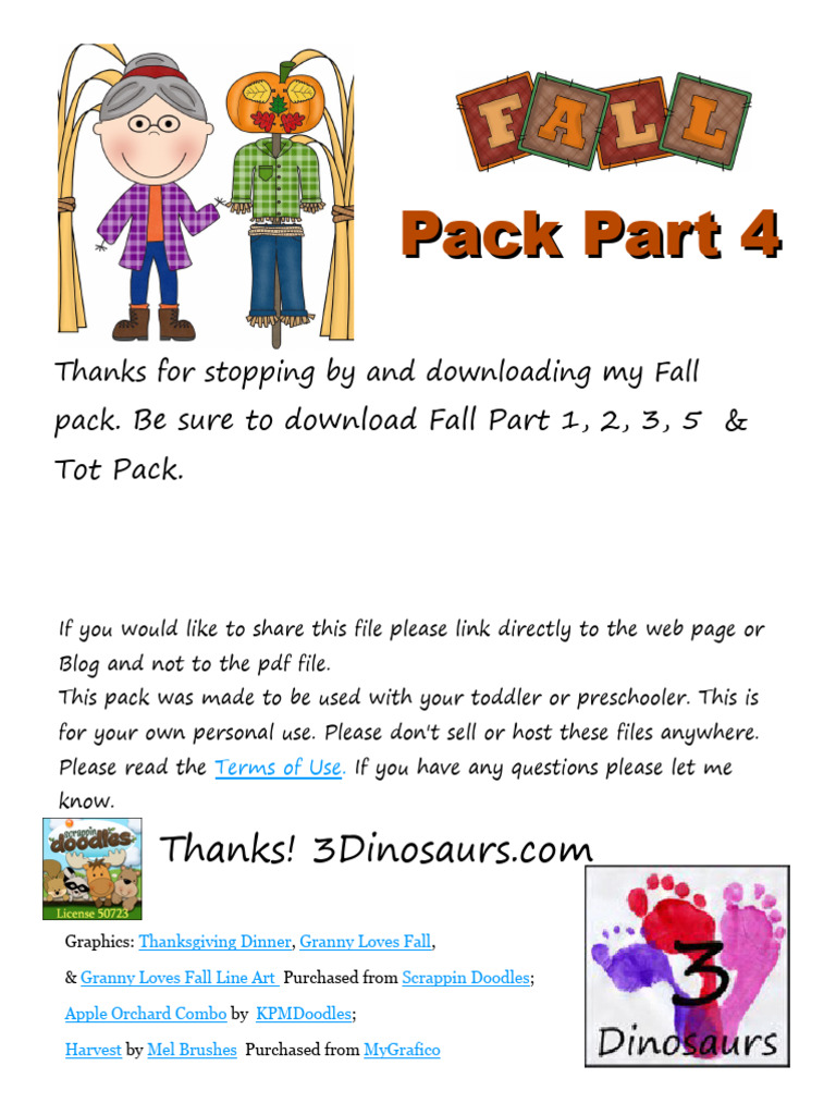 Fall Part Workbook 4 | PDF