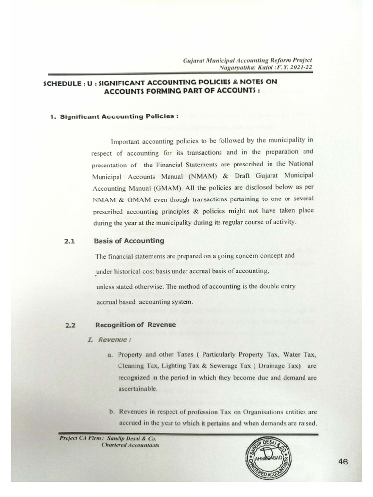 Auditor Report 2021-22 | PDF